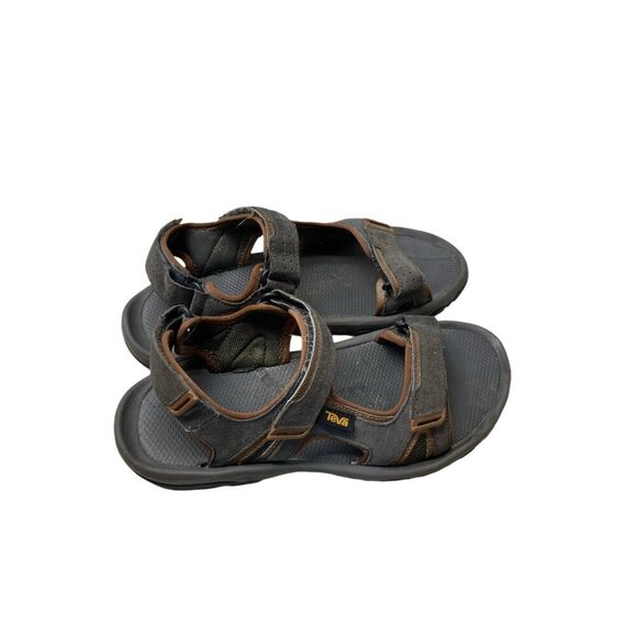 Teva Men's Katavi 2 Black Olive Suede Hiking Sandals 1019192 Size 10 - Picture 1 of 7